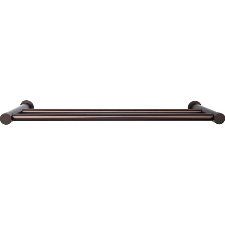 Top Knobs HOP9ORB TOP BATH (R) Hopewell Bath Double 25 1/2" Wall Mounted Towel Bar Oil Rubbed Bronze