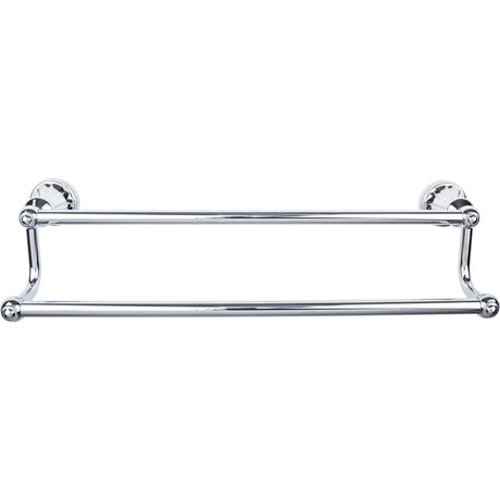 Top Knobs HUD11PC TOP BATH (R) Hudson Bath Double 32 1/4" Wall Mounted Towel Bar Polished Chrome