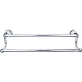 Top Knobs HUD11PC HUD11 Hudson Bath Towel Bar 30 Inch Double Polished Chrome