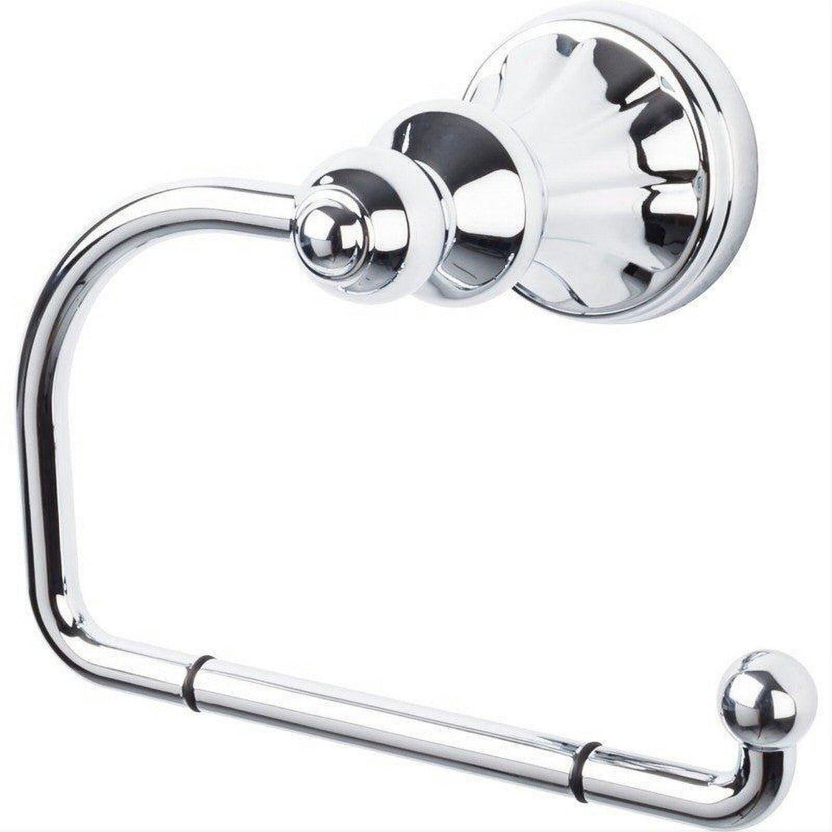 Top Knobs HUD4PC HUD4 Hudson Bath Euro Toilet Paper Holder Polished Chrome