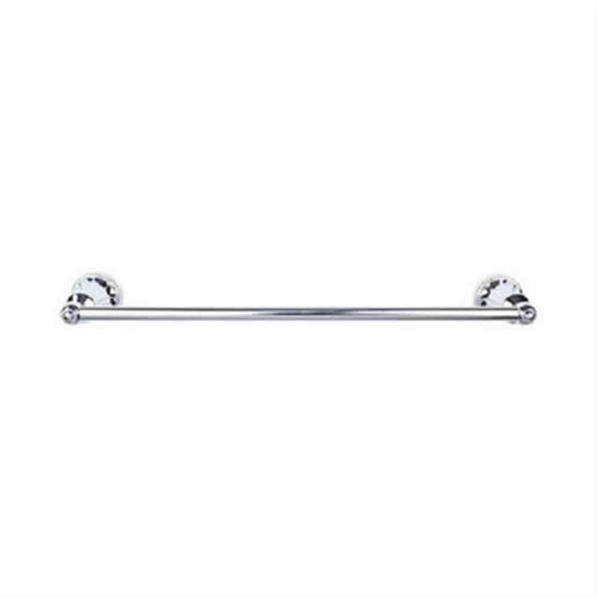 Top Knobs HUD6PC Hudson Bath Towel Bar 18" Single Polished Chrome