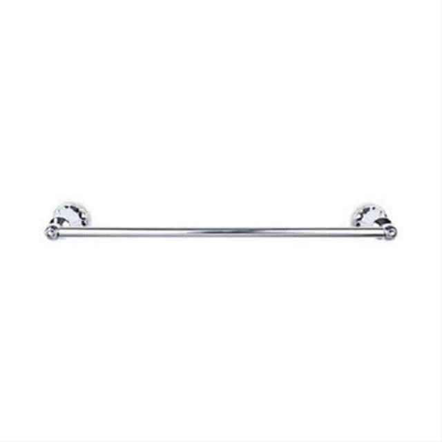 Top Knobs HUD8PC HUD8 Hudson Bath Towel Bar 24" Single Polished Chrome