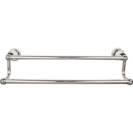 Top Knobs HUD9 Hudson Bath Towel Bar 24 Inch Double Tuscan Bronze