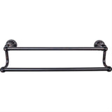 Top Knobs HUD9TB HUD9 Hudson Bath Towel Bar 24 Inch Double Tuscan Bronze