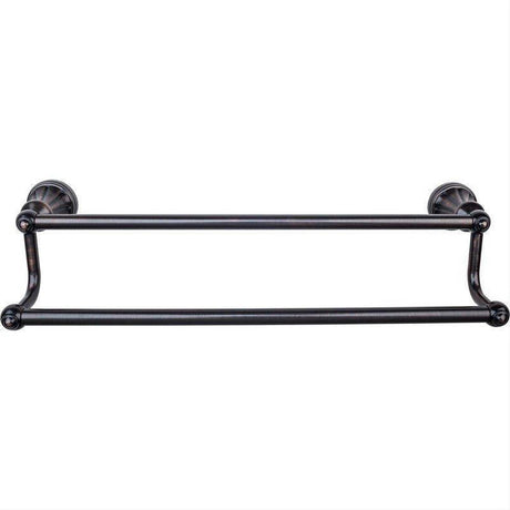 Top Knobs HUD9TB HUD9 Hudson Bath Towel Bar 24 Inch Double Tuscan Bronze