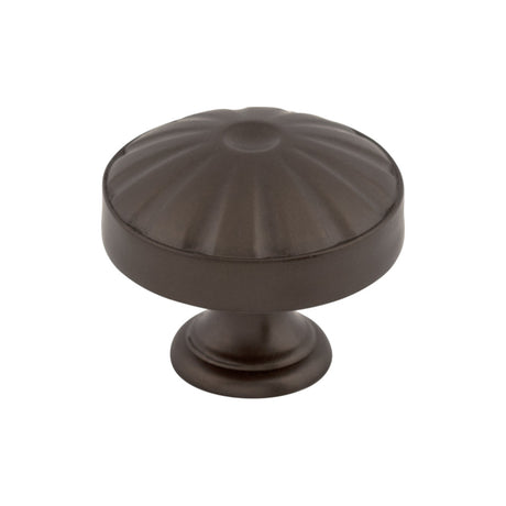 Top Knobs M1221 Hudson 1 1/4" Diameter Round Knob Oil Rubbed Bronze