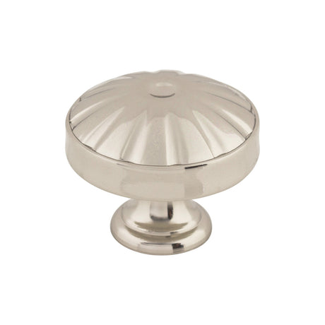 Top Knobs M1611 Hudson 1 1/4" Diameter Round Knob Polished Nickel