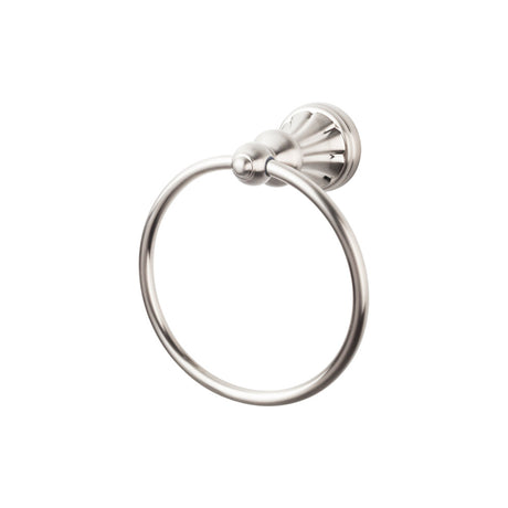 Top Knobs HUD5BSN TOP BATH (R) Hudson Bath Towel Ring Brushed Satin Nickel