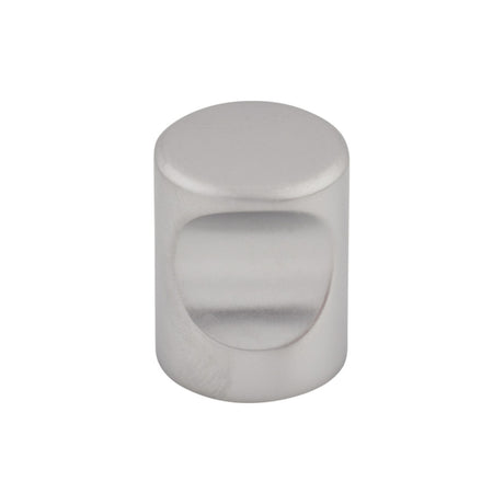Top Knobs M1872 Indent 3/4" Diameter Round Knob Aluminum