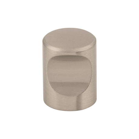 Top Knobs M579 Indent 3/4" Diameter Round Knob Brushed Satin Nickel