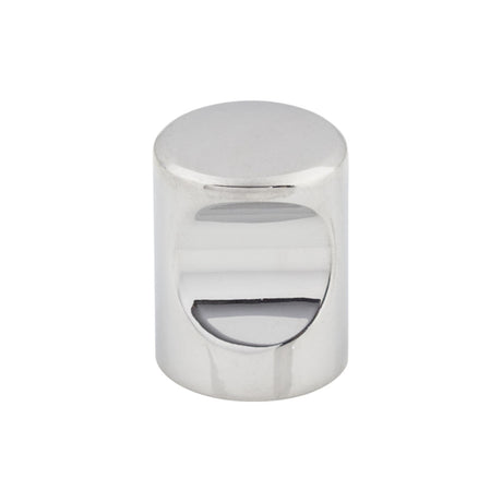 Top Knobs M580 Indent 3/4" Diameter Round Knob Polished Chrome