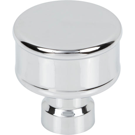 Top Knobs TK3411PC Lavington 1 1/4" Length Round Knob Polished Chrome