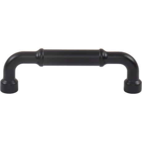 Top Knobs TK3413BLK Lavington 3 3/4" Center to Center Bar Pull Flat Black