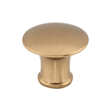Top Knobs M1593 Lund 1 1/4" Diameter Round Knob Brushed Bronze