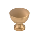 Top Knobs M1605 Bergen 1 1/4" Diameter Round Knob Brushed Bronze