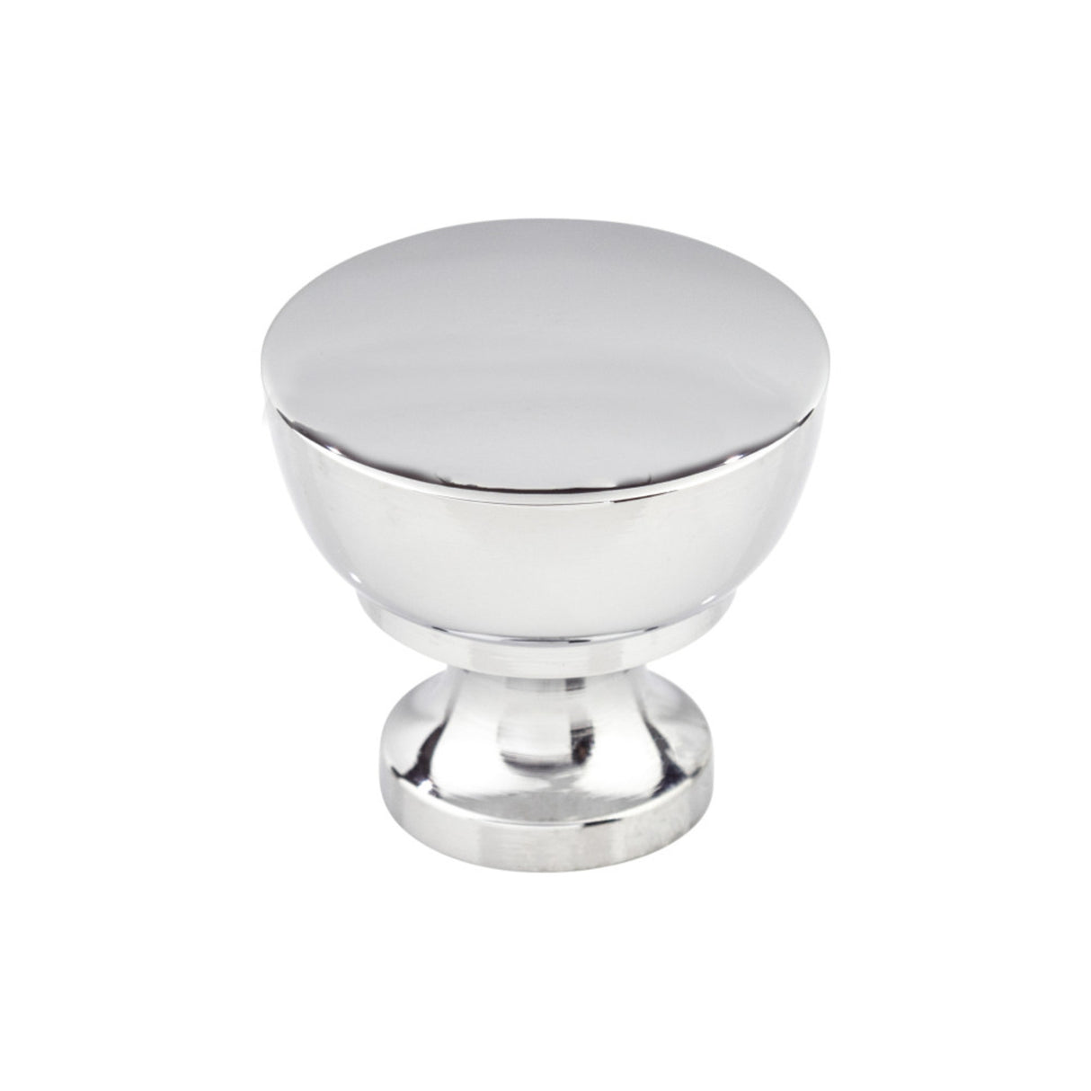 Top Knobs M1121 Bergen 1 1/4" Diameter Round Knob Polished Chrome