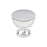 Top Knobs M1121 Bergen 1 1/4" Diameter Round Knob Polished Chrome