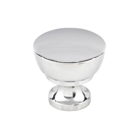Top Knobs M1121 Bergen 1 1/4" Diameter Round Knob Polished Chrome