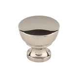 Top Knobs M1321 Bergen 1 1/4" Diameter Round Knob Polished Nickel