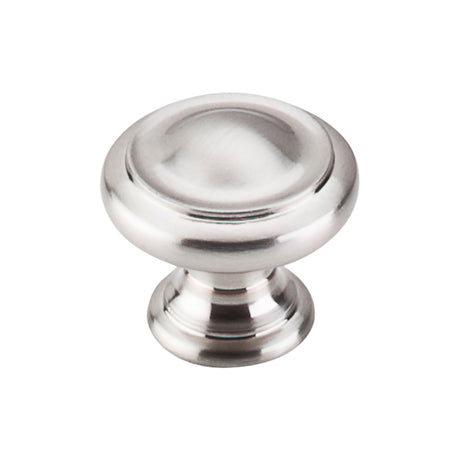 Top Knobs M1116 Dome 1 1/8" Diameter Round Knob Brushed Satin Nickel