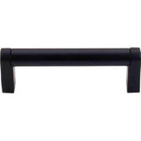 Top Knobs M1016 Pennington Bar Cabinet Pull 3-3/4" Center to Center Flat Black