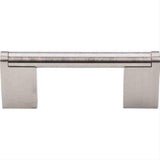 Top Knobs M1040 Princetonian Bar Cabinet Pull 3" Center to Center Brushed Satin Nickel