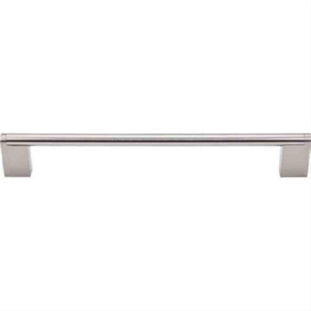 Top Knobs M1044 Princetonian Bar Cabinet Pull 8-13/16" Center to Center Brushed Satin Nickel