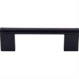 Top Knobs M1055 Princetonian Bar Cabinet Pull 3-3/4" Center to Center Flat Black