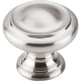 Top Knobs M1116 M1 Dome 1 1/8" Diameter Mushroom Cabinet Knob Brushed Satin Nickel
