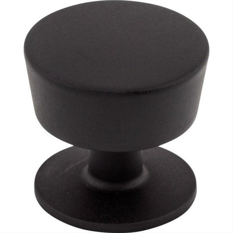 Top Knobs M1123 M1 Essex 1 3/16" Diameter Mushroom Cabinet Knob Flat Black