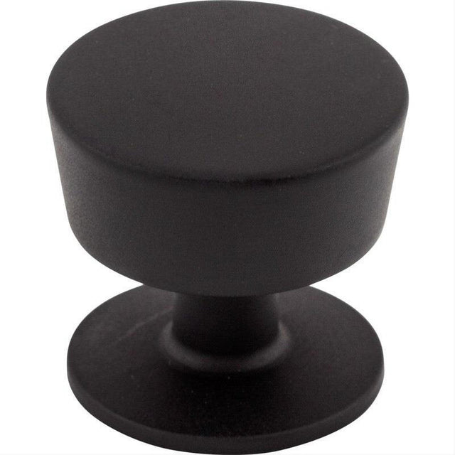 Top Knobs M1123 M1 Essex 1 3/16" Diameter Mushroom Cabinet Knob Flat Black