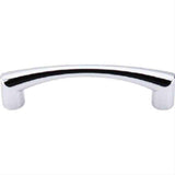 Top Knobs M1130 Hidra Cabinet Pull 3-3/4" Center to Center Polished Chrome