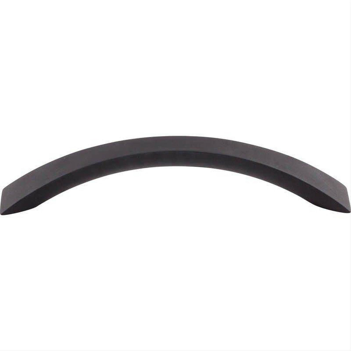 Top Knobs M1147 M1 Crescent Flair 5 1/16" Center to Center Arched Cabinet Pull Flat Black