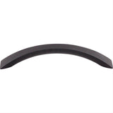 Top Knobs M1147 M1 Crescent Flair 5 1/16" Center to Center Arched Cabinet Pull Flat Black