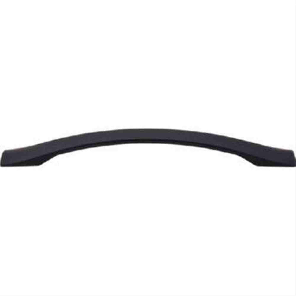 Top Knobs M1150 Crest Cabinet Pull 6-1/4" Center to Center Flat Black