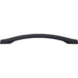 Top Knobs M1150 Crest Cabinet Pull 6-1/4" Center to Center Flat Black