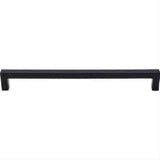 Top Knobs M1153 Square Bar Cabinet Pull 8-13/16" Center to Center Flat Black