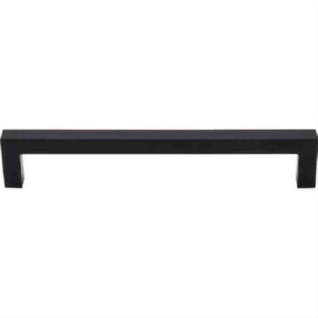 Top Knobs M1156 Square Bar Cabinet Pull 6-5/16" Center to Center Flat Black