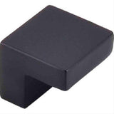 Top Knobs M1165 Square Cabinet Knob 5/8" Center to Center Flat Black