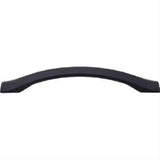 Top Knobs M1177 Crest Cabinet Pull 5-1/16" Center to Center Flat Black