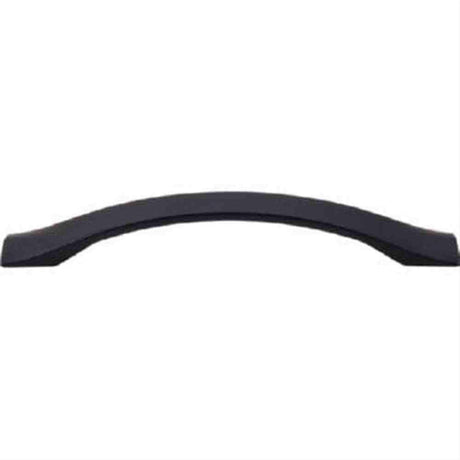 Top Knobs M1177 Crest Cabinet Pull 5-1/16" Center to Center Flat Black