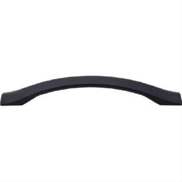 Top Knobs M1177 Crest Cabinet Pull 5-1/16" Center to Center Flat Black