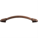 Top Knobs M1204 Buckle 5 1/16" Center to Center Arched Cabinet Pull Patina Rouge
