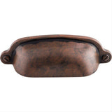 Top Knobs M1210 Charlotte 2 9/16" Center to Center Cup Pull Patina Rouge