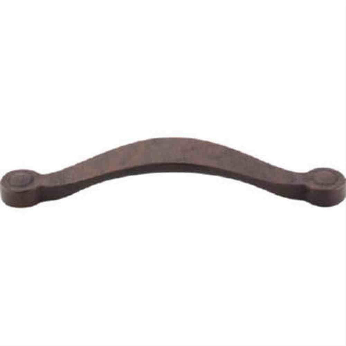 Top Knobs M1219 Saddle Cabinet Pull 5-1/16" Center to Center Patina Rouge