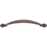 Top Knobs M1240 Angle Cabinet Pull 5-1/16" Center to Center Patina Rouge
