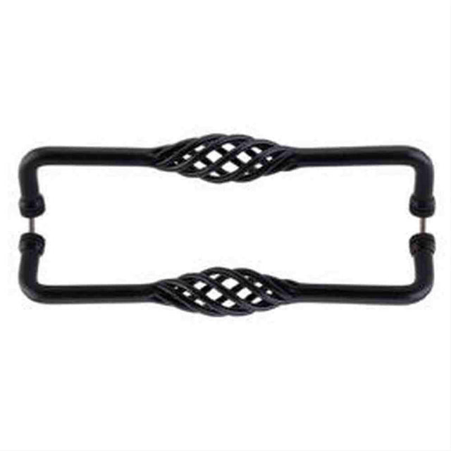 Top Knobs M1243-12 Birdcage Cabinet Pull / Appliance Pull 12" Center to Center Patina Black