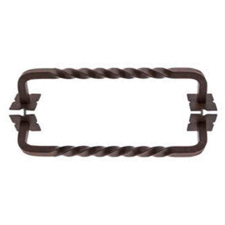 Top Knobs M1245-18 Twist Cabinet Pull / Appliance Pull 18" Center to Center Patina Rouge