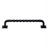 Top Knobs M1246-18 Twist Cabinet Pull / Appliance Pull 18" Center to Center Patina Black