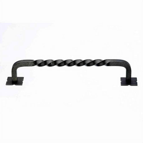 Top Knobs M1247-18 Twist Cabinet Pull / Appliance Pull 18" Center to Center Pewter